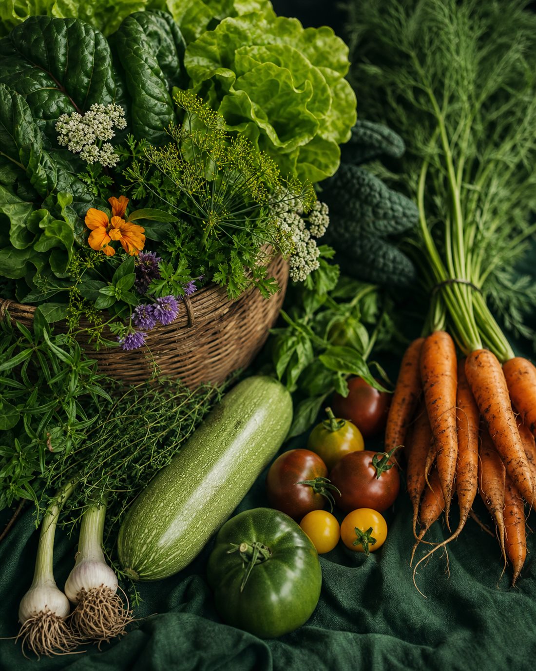 Fresh organic produce