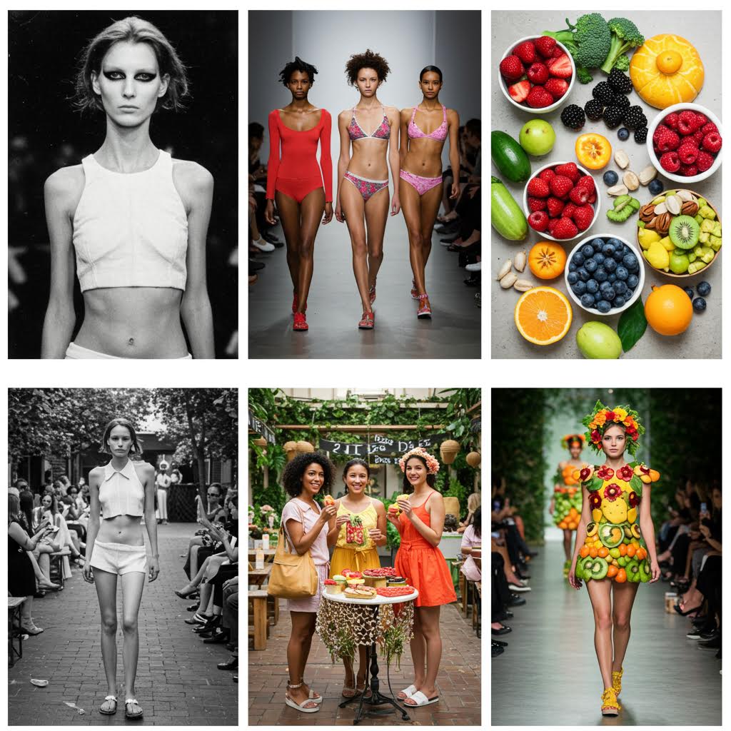 과일과 패션이 융합된 온카스터디 푸드 패션쇼